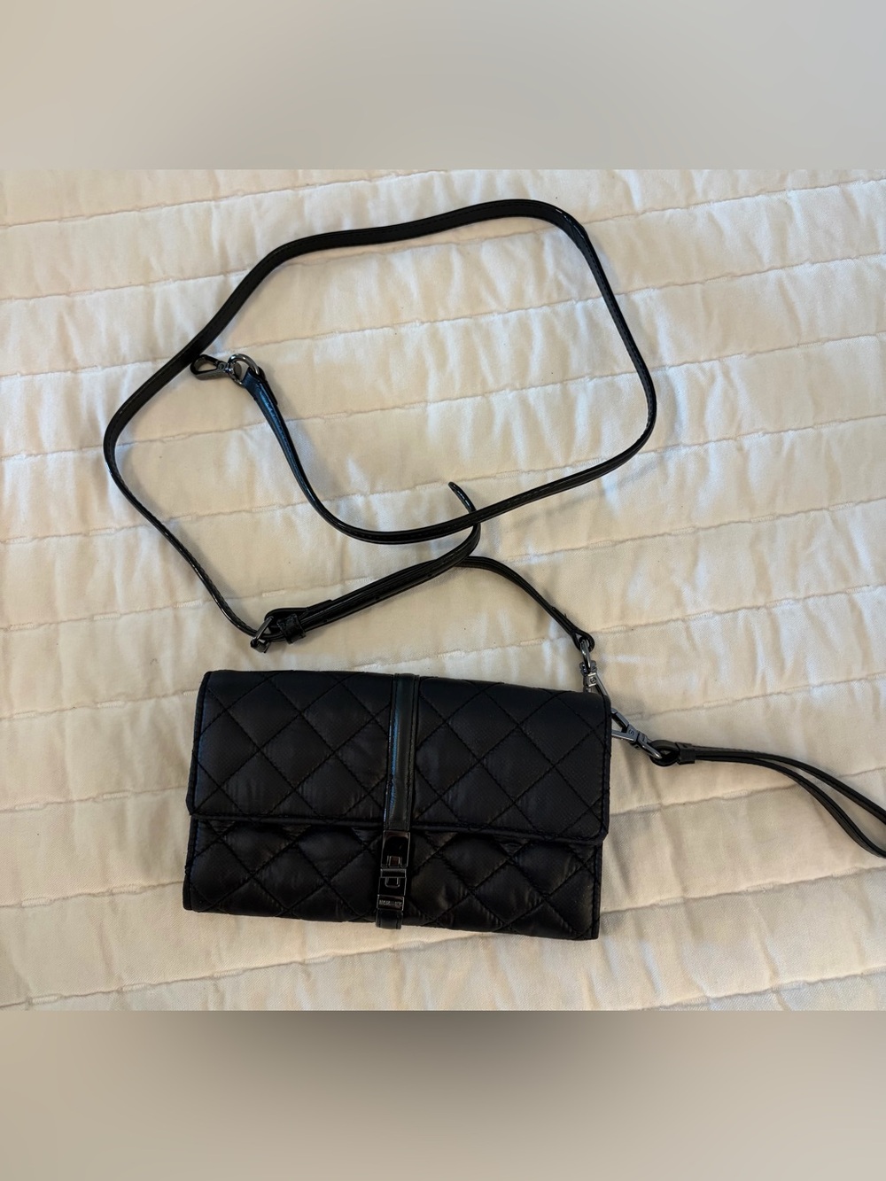 Astor Diamond Quilted Nylon Convertible Crossbody Bag
MZ Wallace - Picture 7 of 10